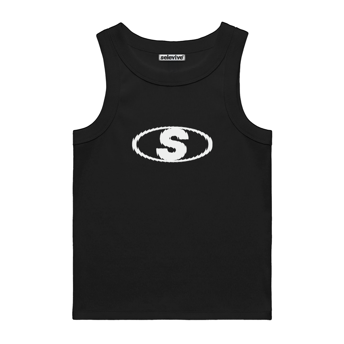 selevive tanktop "Logo" black