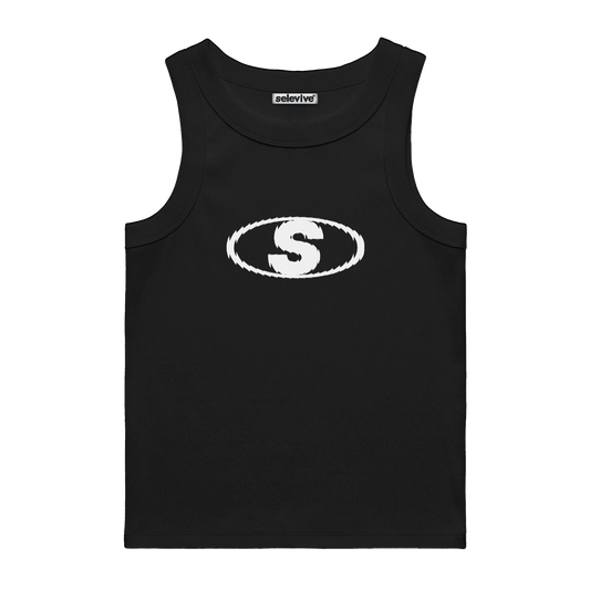 selevive tanktop "Logo" black